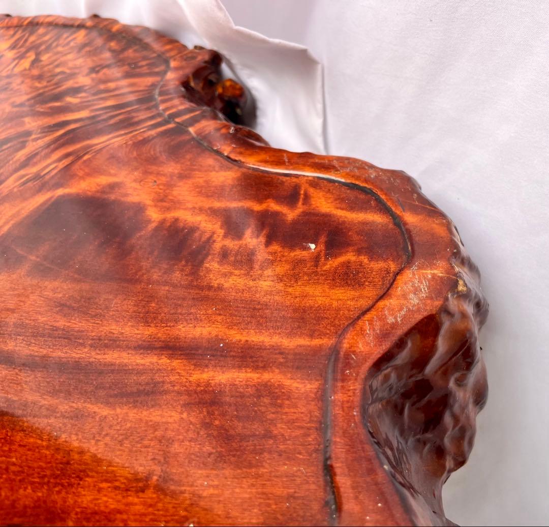 ③ 天然木 一枚板 座卓 ローテーブル 幅110cm