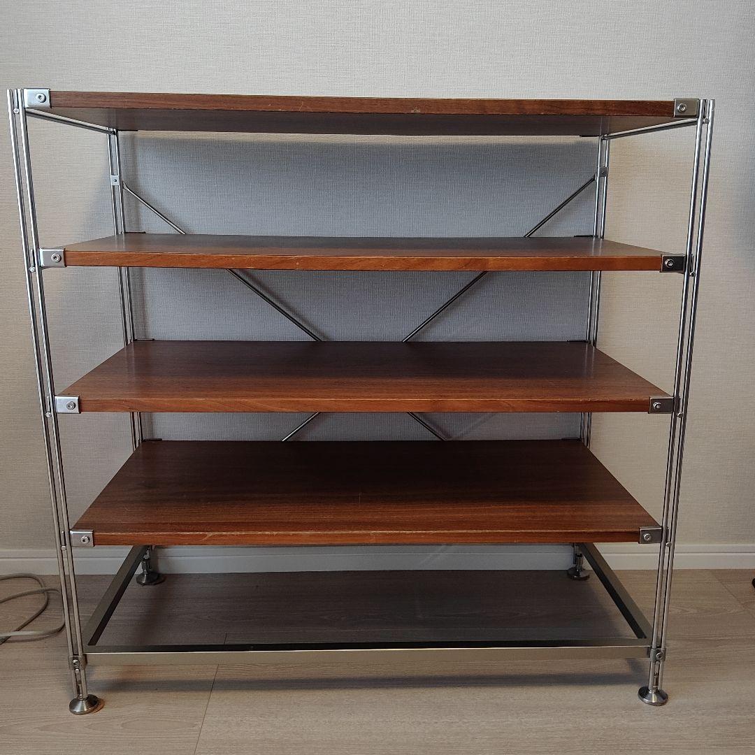 ユニットシェルフ　ウォールナッド