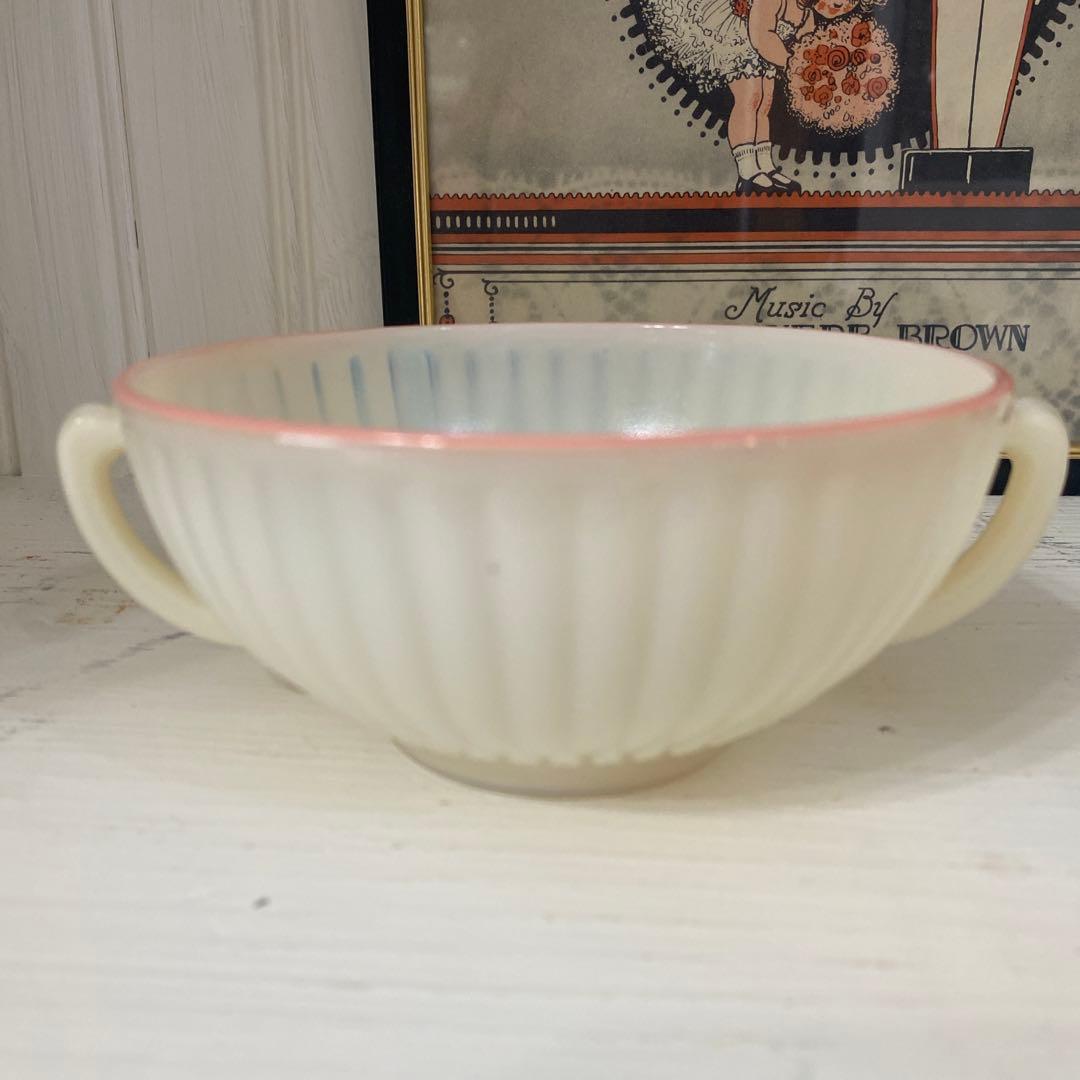 マクベスエバンス　パステルバンド　スープカップ　レア