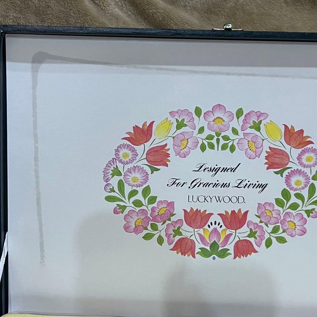 LUCKYWOOD カトラリーセット　ラッキーウッド　マリエッタ　40本セット