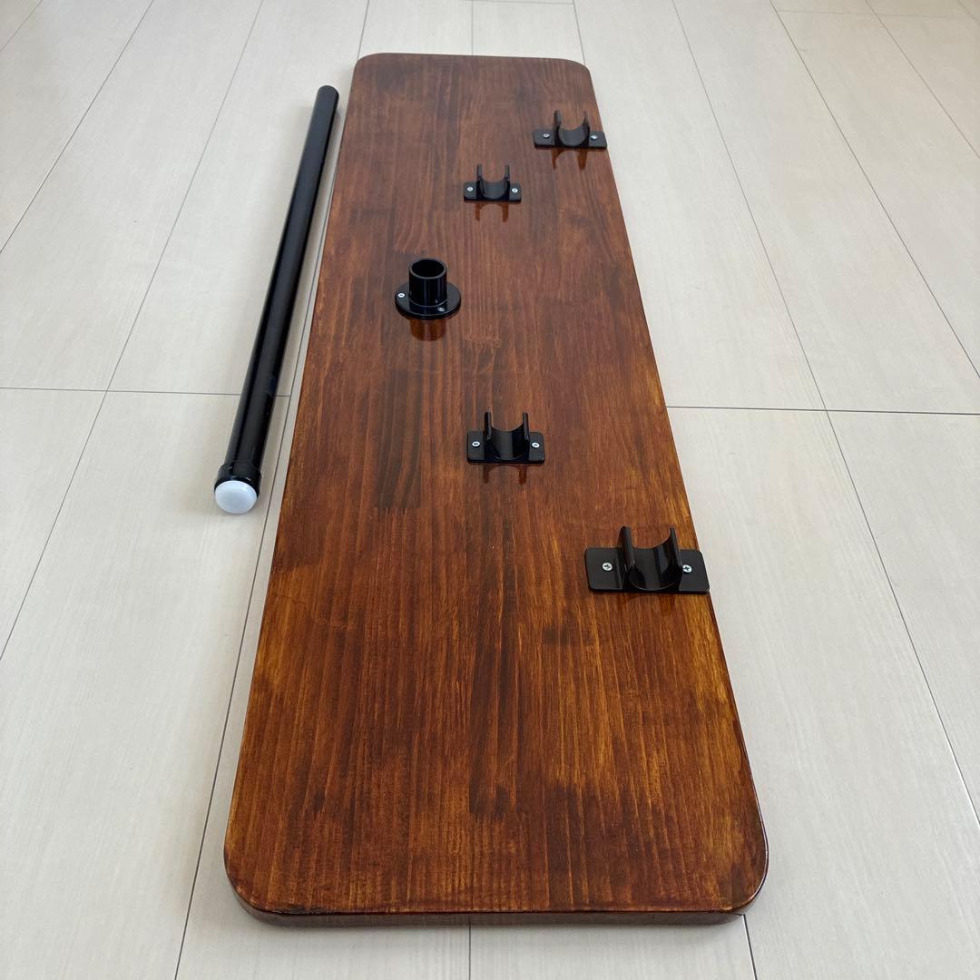 ハイエース　後部座席用木製テーブル（セカンドテーブル）