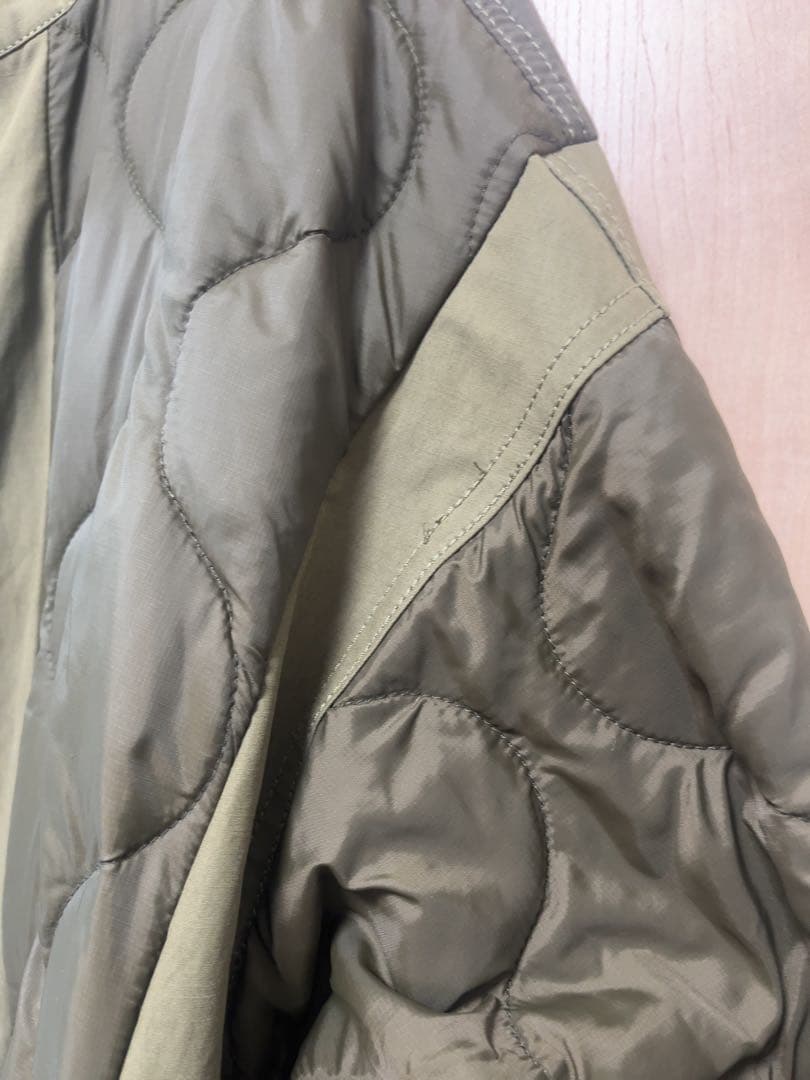 etsinta エシンタ　切替マキシミリタリーコート　カーキ