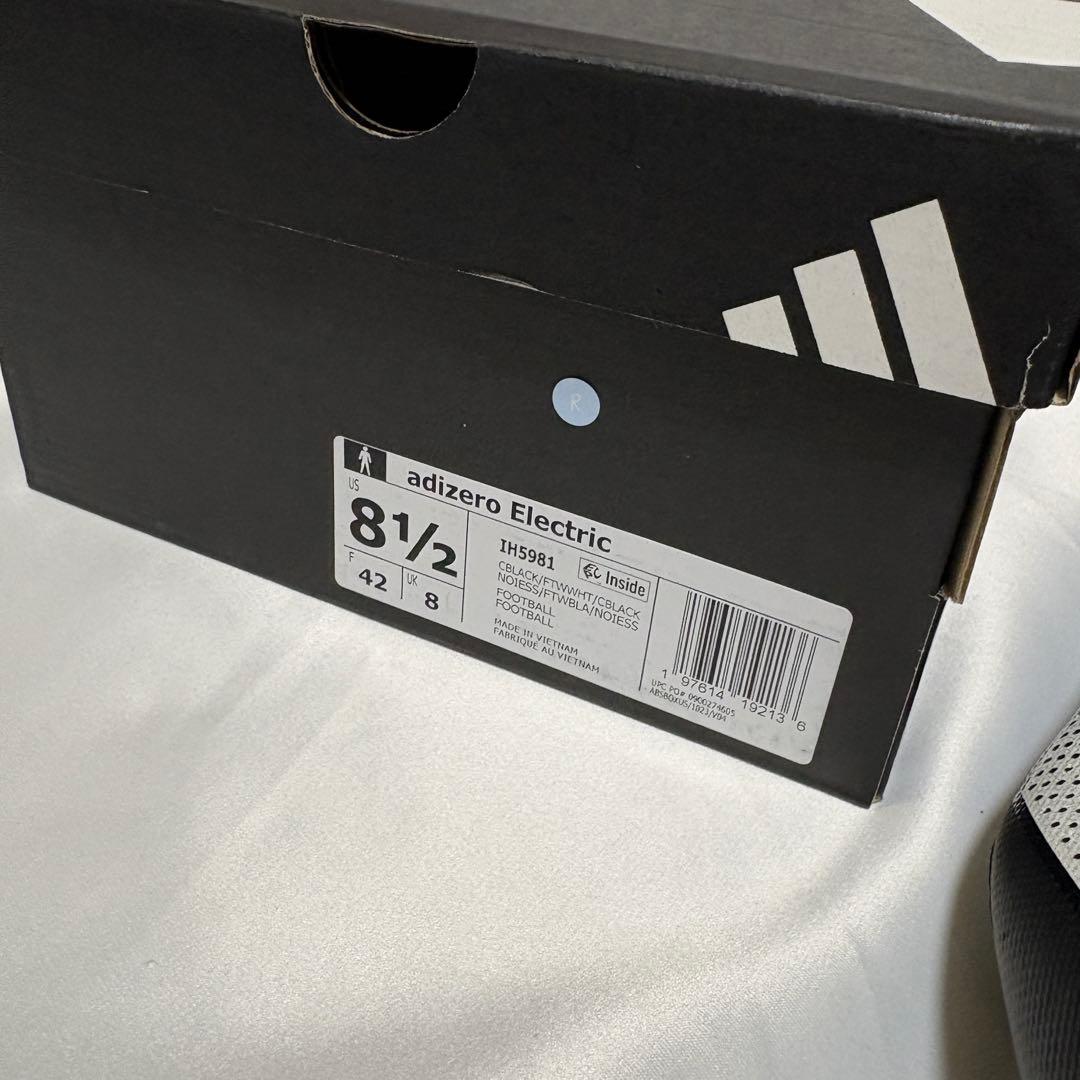 Adizero Electric Ⅱ Cleats BLK/WHT 26.5　R