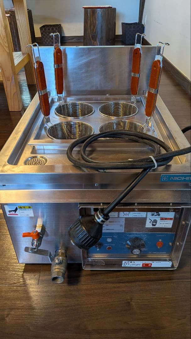 電気ゆで麺機 ニチワ ENB-450 中古