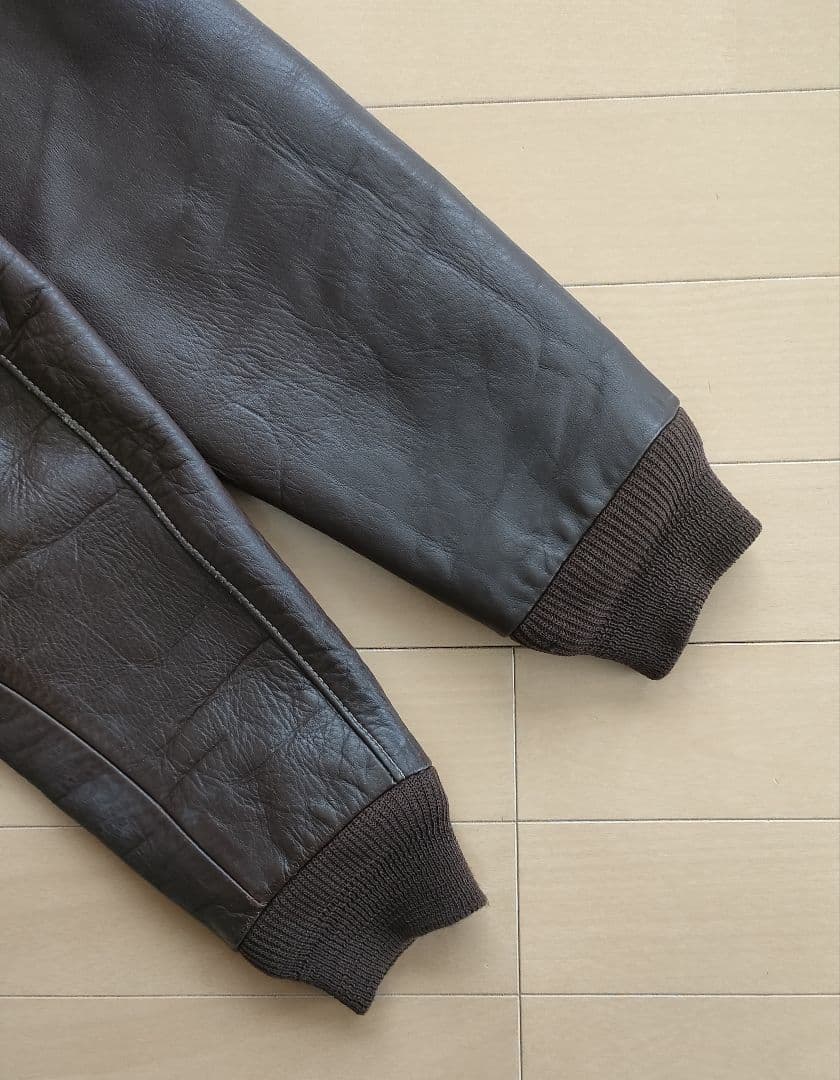 【美品】EVISU エヴィス 革ジャン 34 A-2 ミリタリー