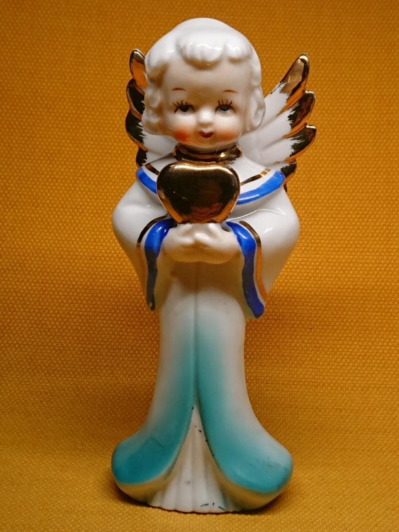 ビンテージ　人形　天使　陶器　置物　インテリア　工芸品　美術品　A2851