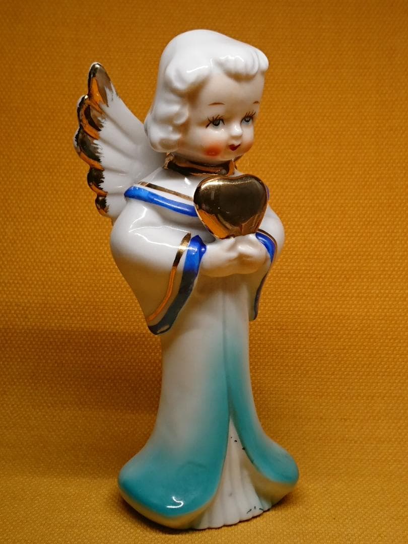 ビンテージ　人形　天使　陶器　置物　インテリア　工芸品　美術品　A2851
