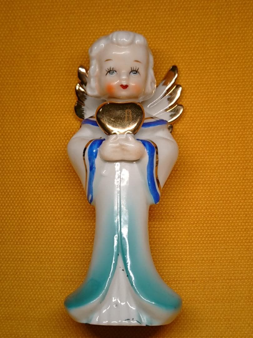 ビンテージ　人形　天使　陶器　置物　インテリア　工芸品　美術品　A2851