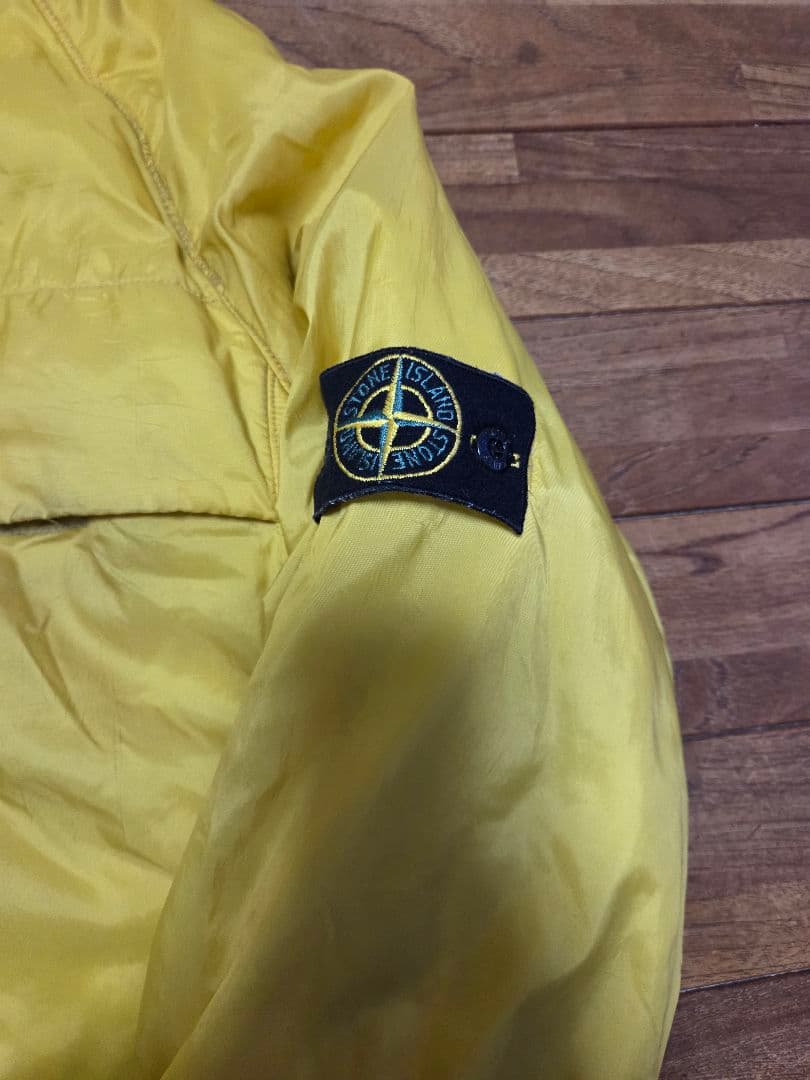 Stone  フード付きジャケット イエロー