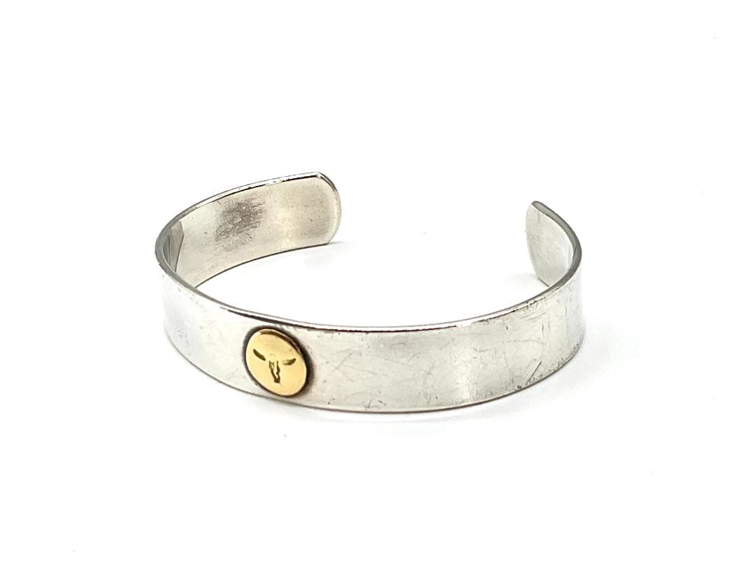 【美品】TADY & KING 平打ちバングル GPロングホーン ブレスレット