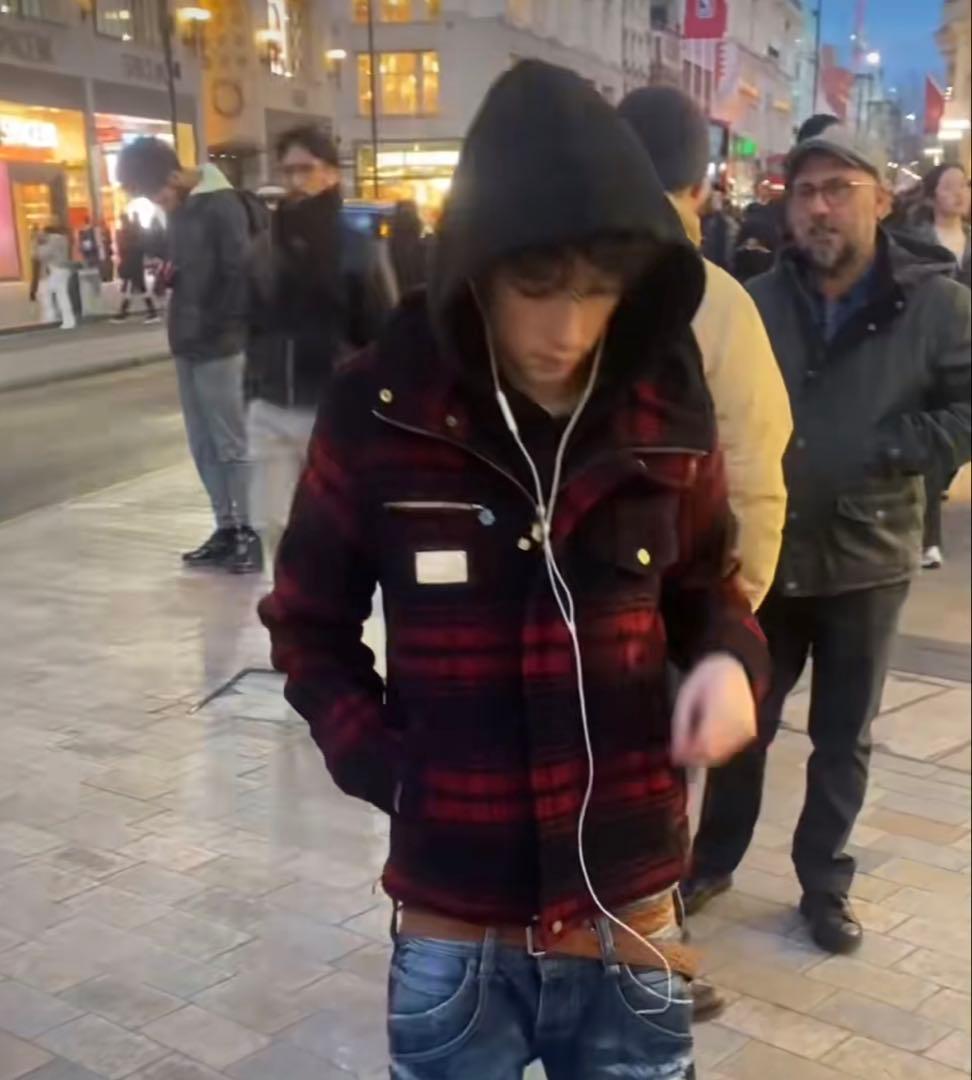 karl kani チェック　ジャケット　M