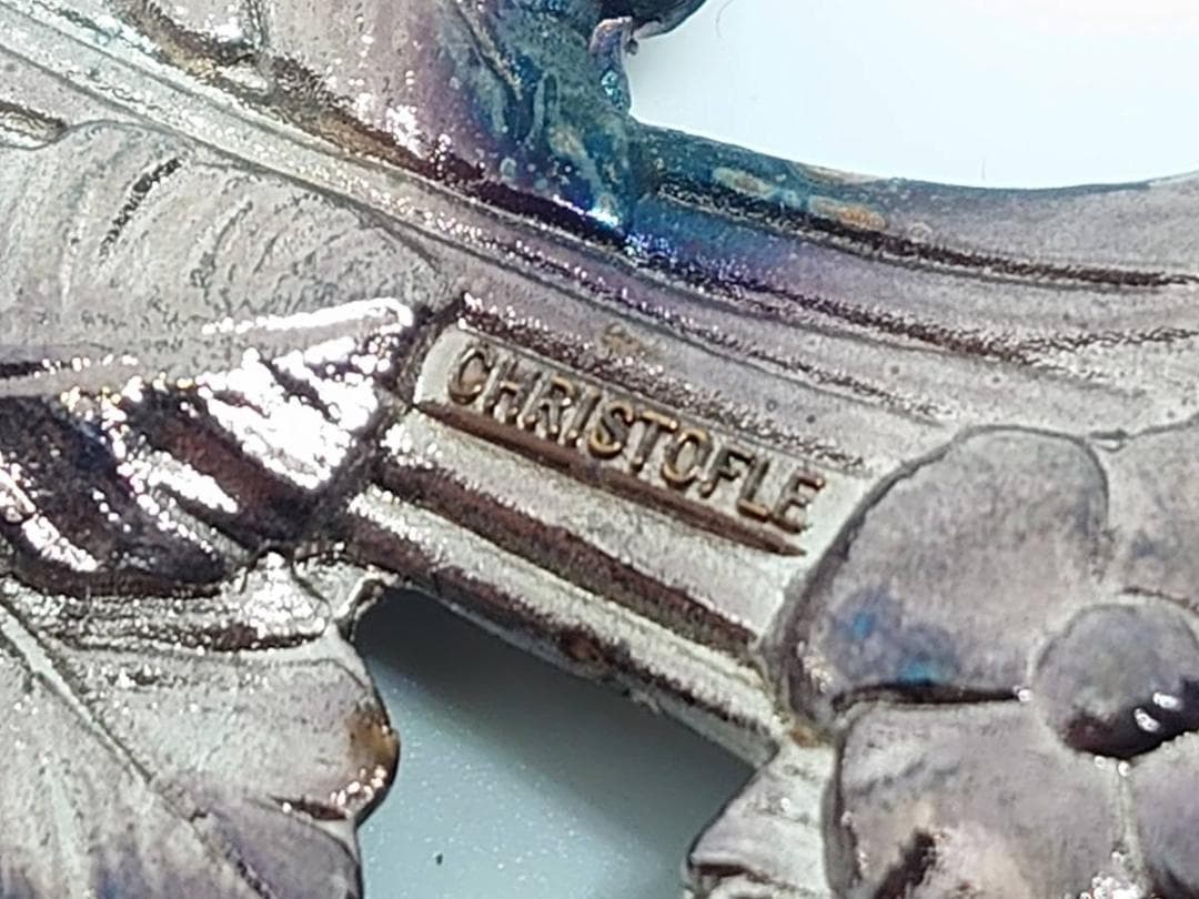 クリストフル christofle 大型 スプーン 銀メッキ 未使用【1868】