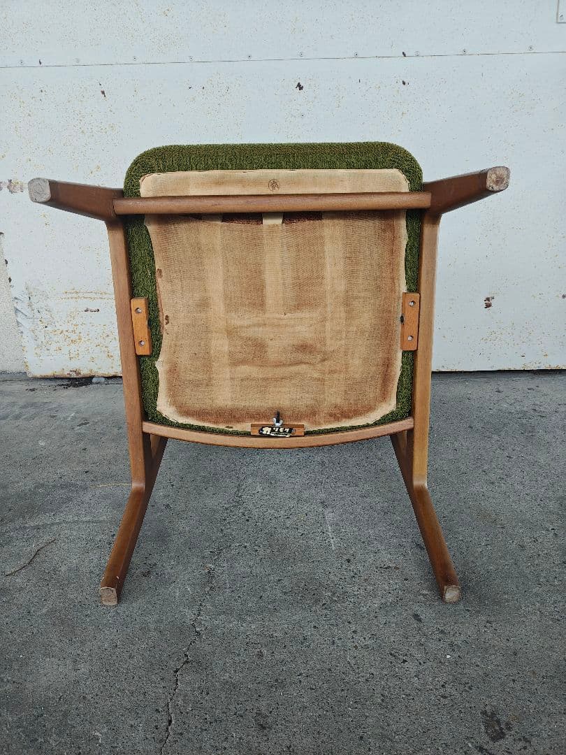 ②1960年代　カリモク　一人掛け　椅子　チェア　ソファ