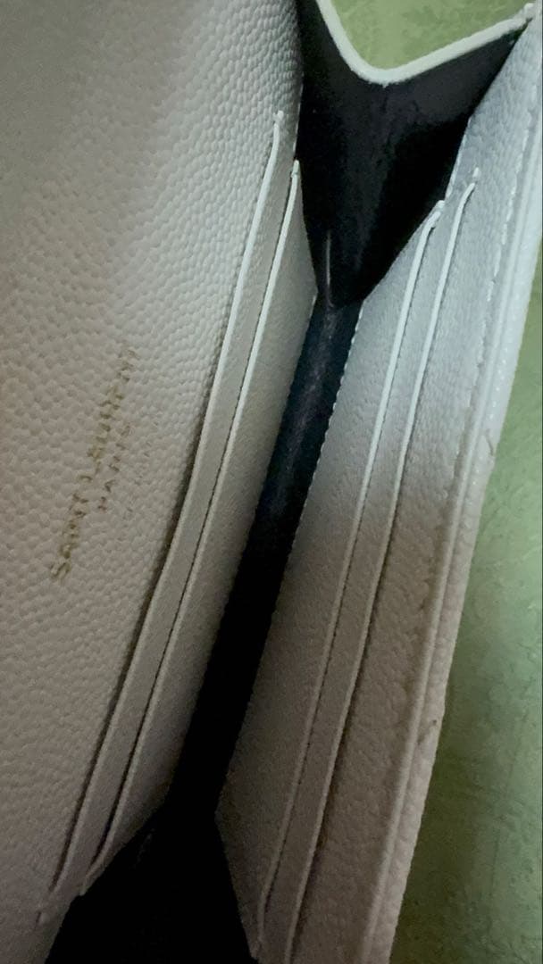 YSL ミニウォレット / カードケース アイボリー