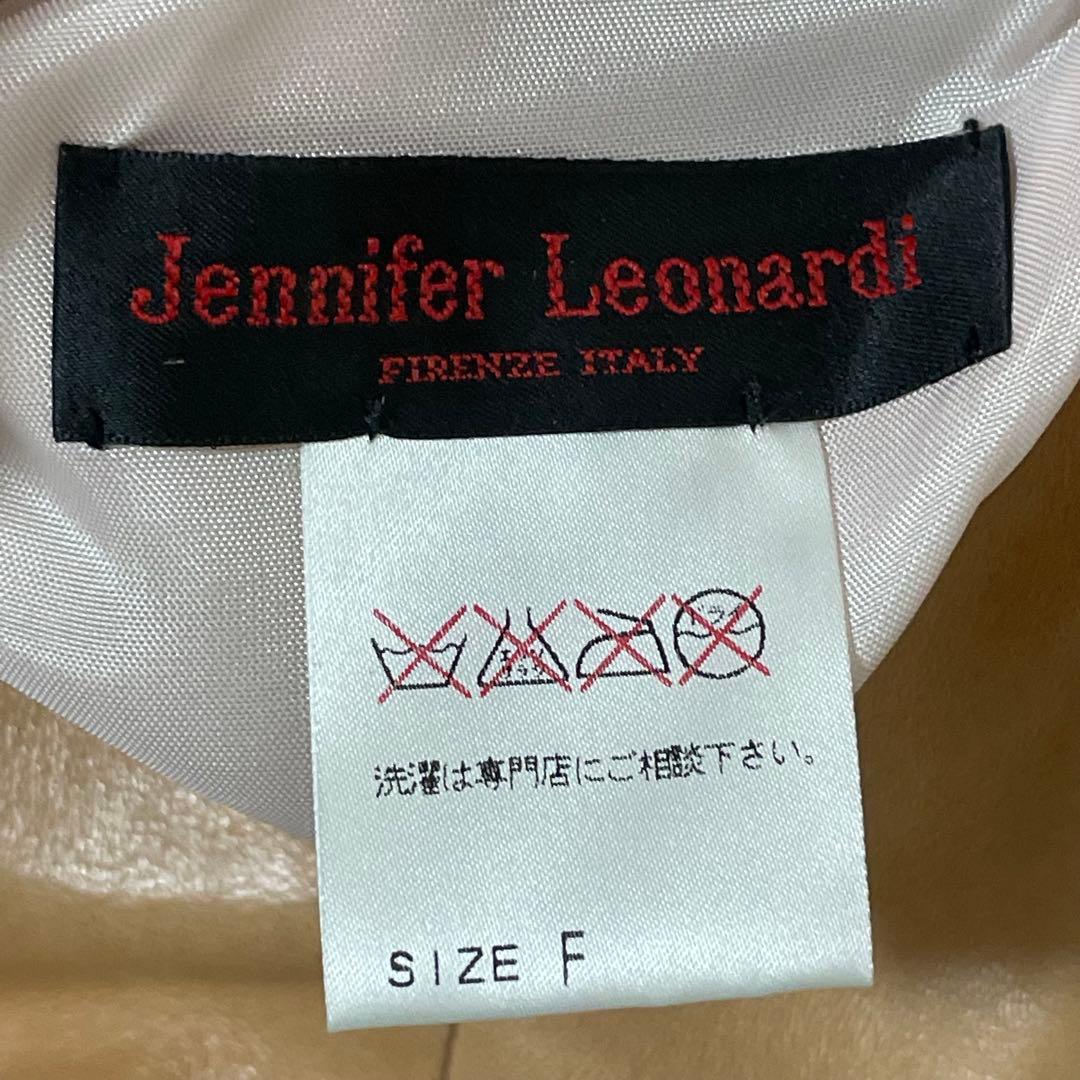 d*3様 美品 Jennifer Leonardi リバーシブル毛皮 ラムレザー