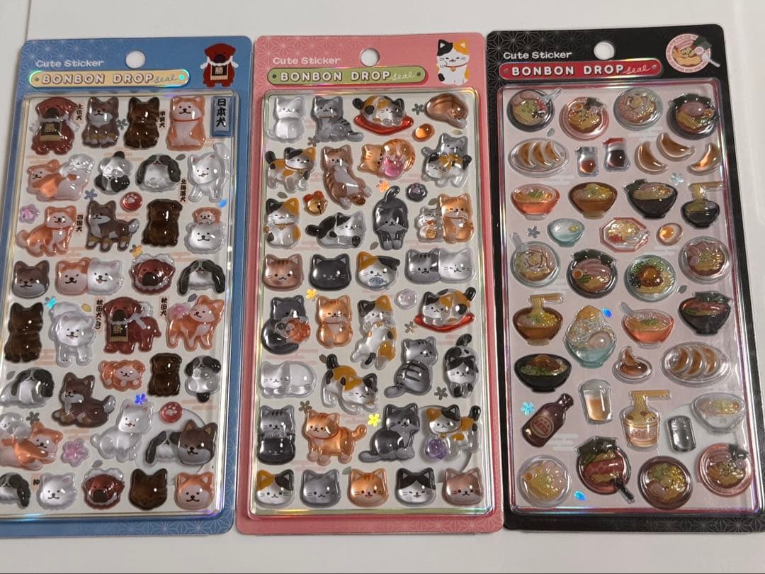 ボンボンドロップシール　新作　和柄　第二弾コンプリート+舞妓さん　おまけ付き