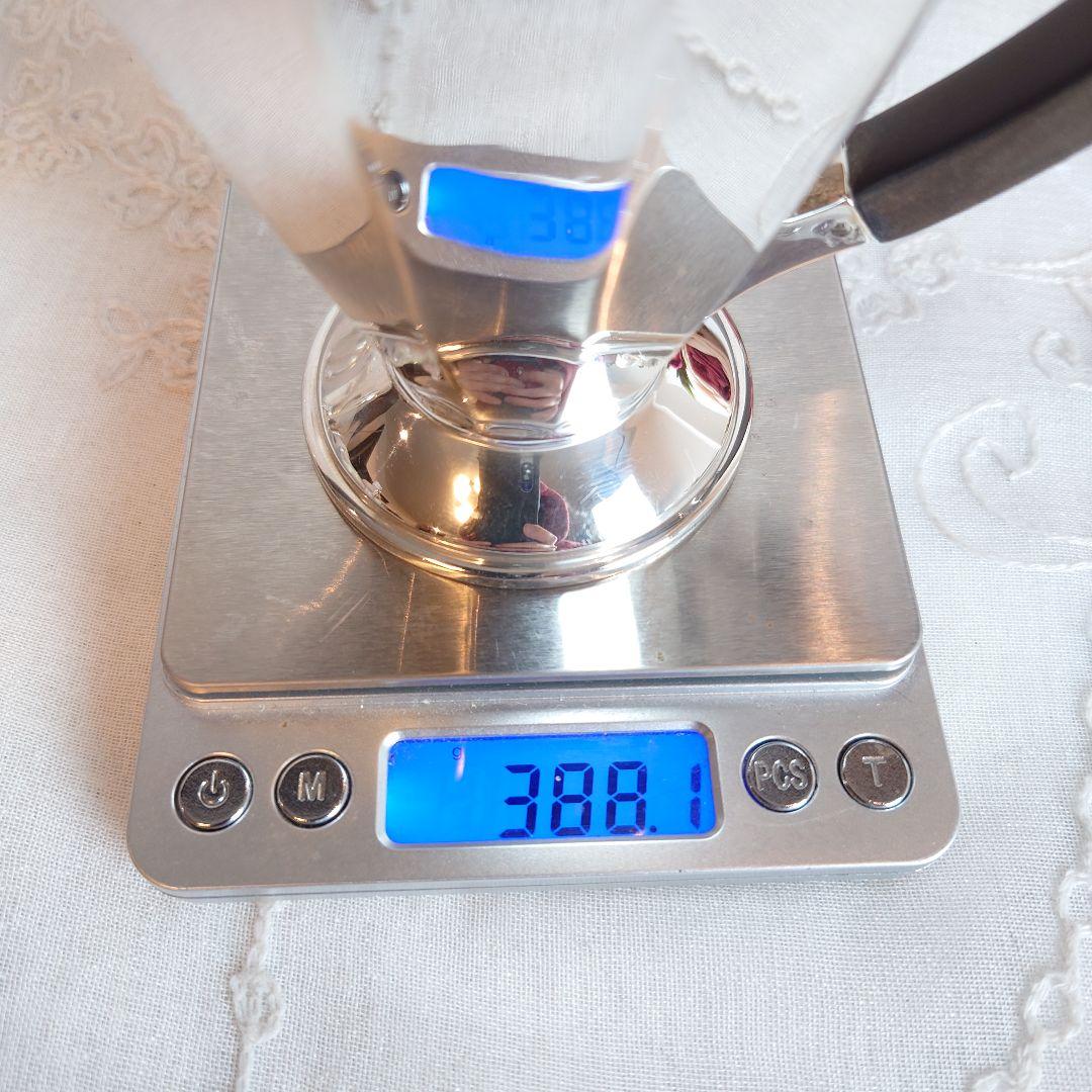 イギリス　アンティーク　純銀　ポット　シルバーポット