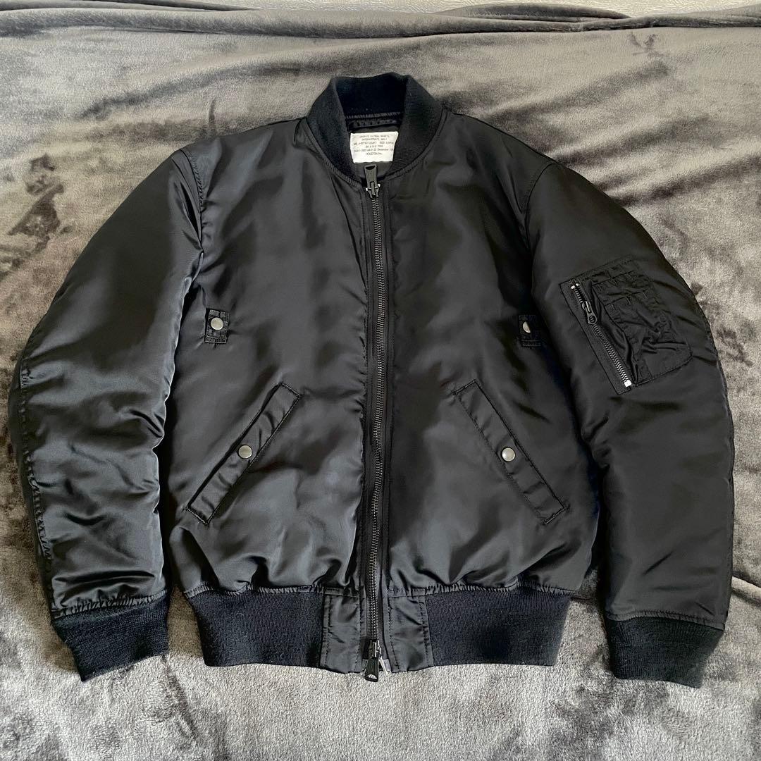 [美品]HOUSTON MA-1フライトジャケット　Lサイズ　メンズ