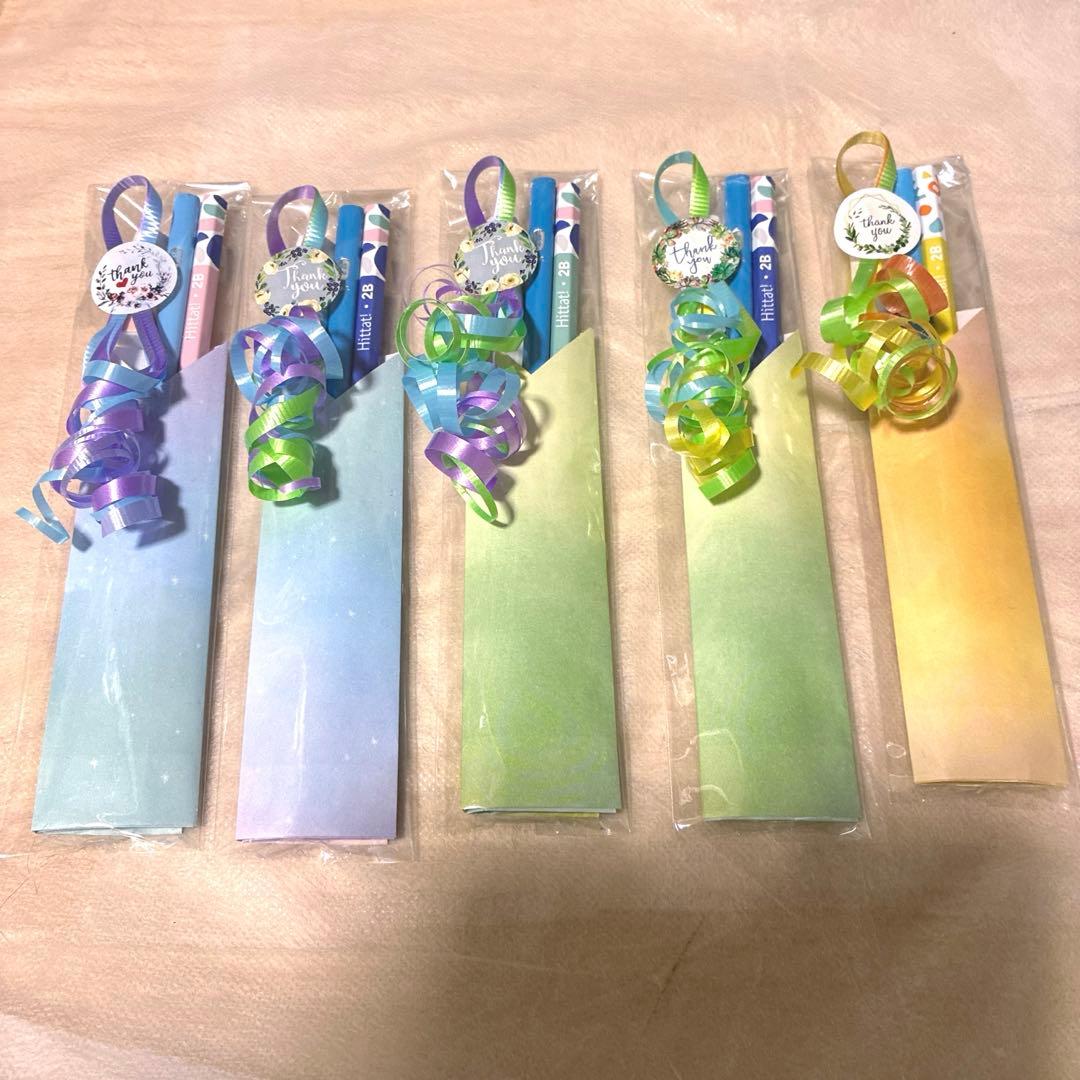 鉛筆37えんぴつプチギフト10個　ほんの気持ち　退職　お返し　引越　挨拶　文具