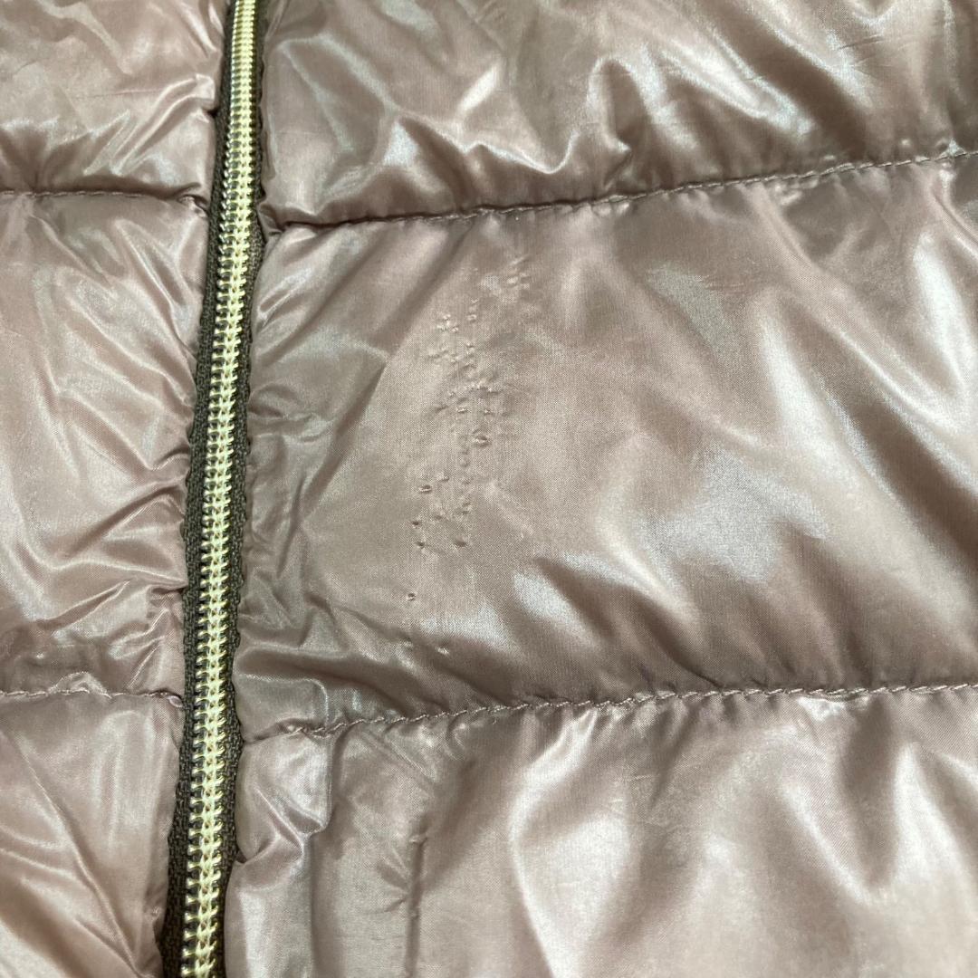 17426✨ヘルノ ボトルネック ジップ ダウンジャケット 38 M ピンク系