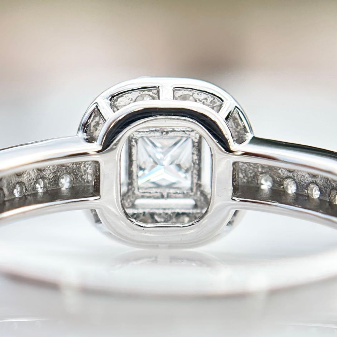 riricoco！ Pt950 ダイヤモンド オールカラーレス リング