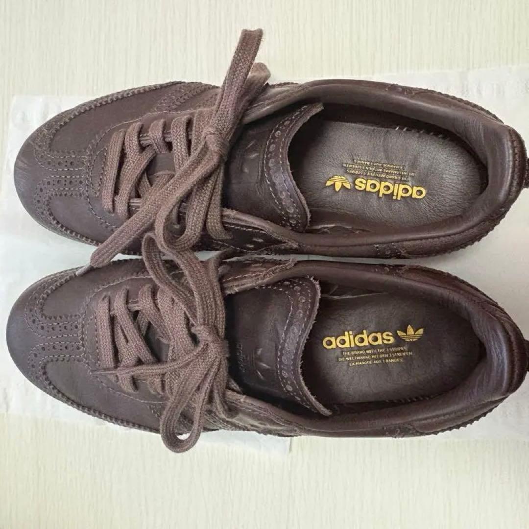 【☆最終価格☆】adidas SAMBA スニーカー ブラウン 美品 23.0㎝
