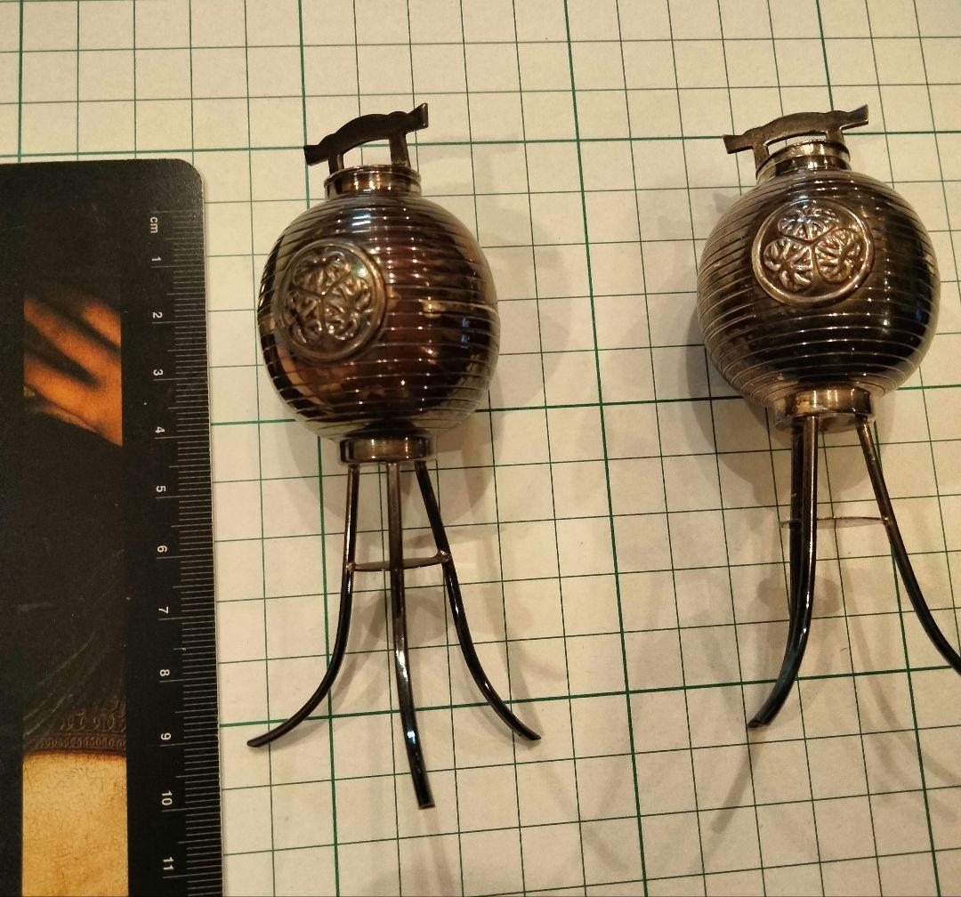 最終価格、和骨董、ペアーセット、日本製ア-ト、希少品シルバー、刻印有り