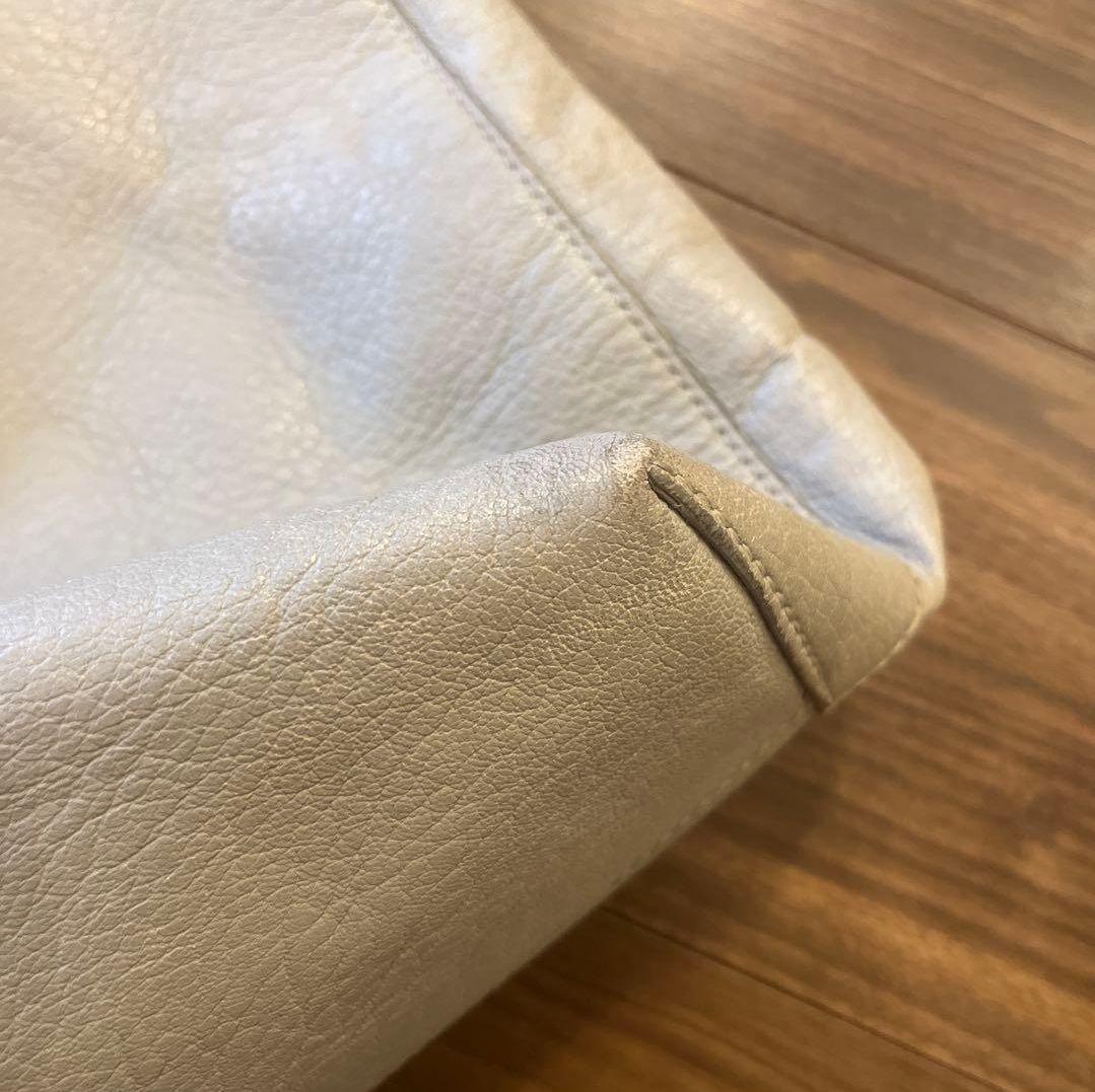 JIL SANDER ジルサンダー　フルレザートートバッグ　グレー　本革