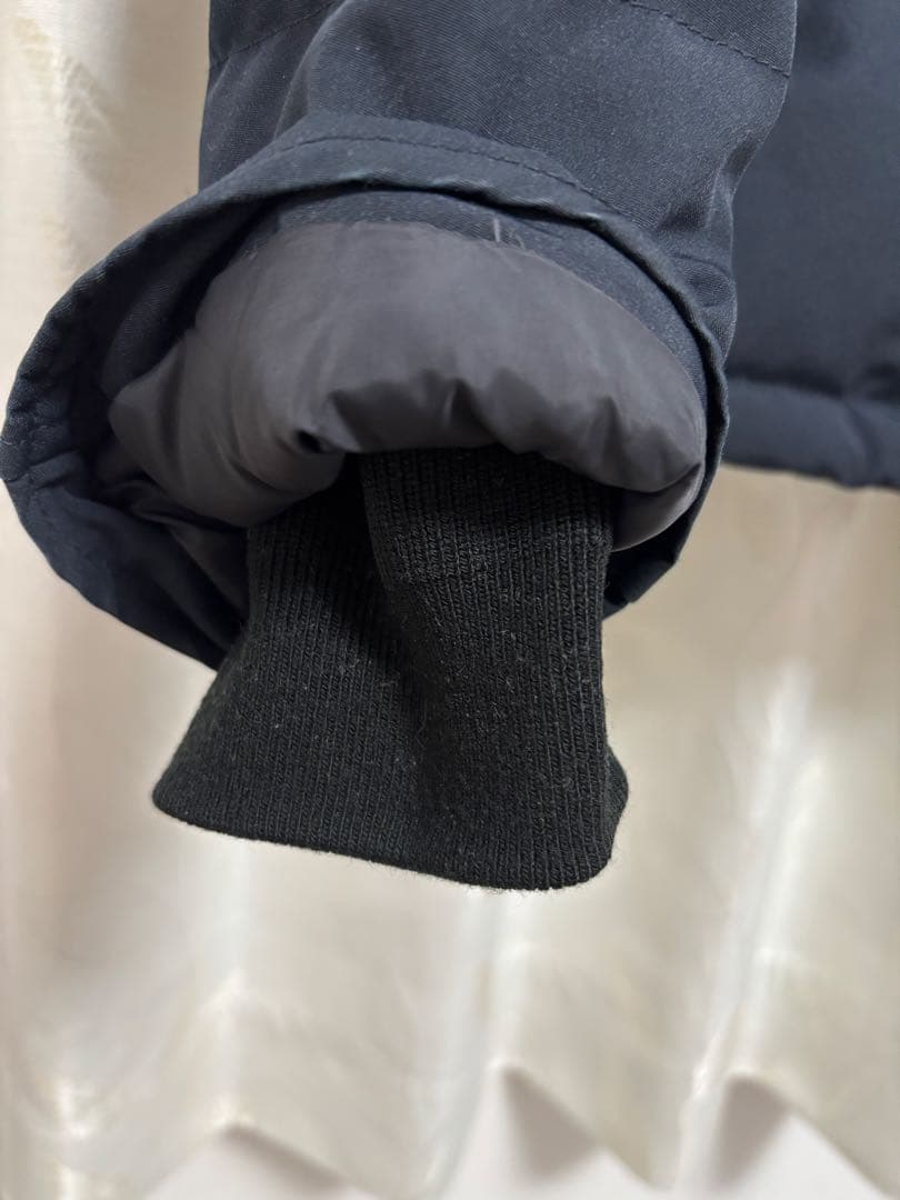 【tomo】DANTON フード付きダウンジャケット 38 ネイビー