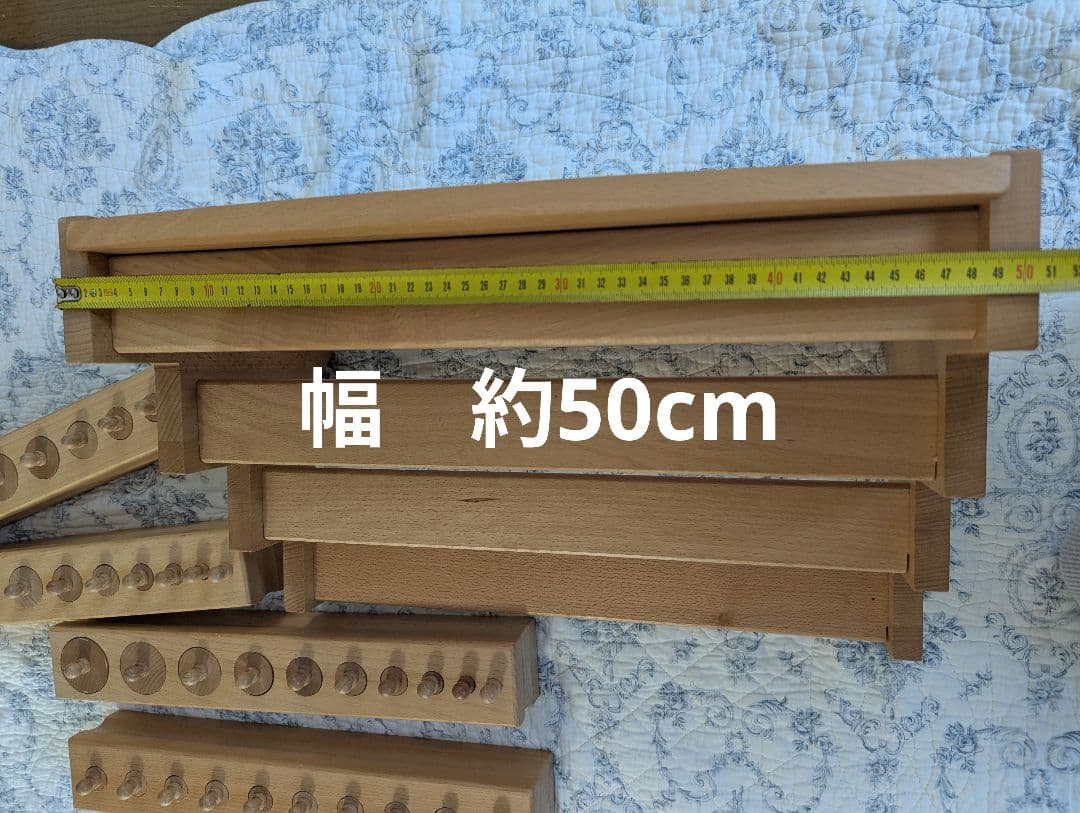 ★専用★モンテッソーリ　円柱さし（大）と棚のセット