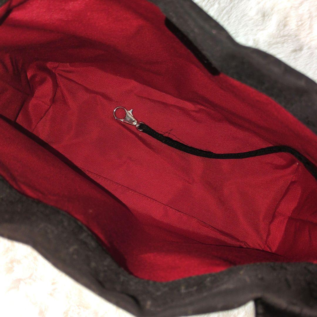 ブラックキャンバス　レザーブルガリロゴマニアトートバッグ黒 トートバッグ