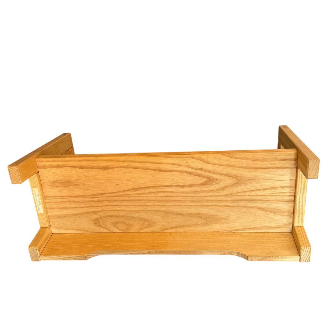 HR927 カリモク　karimoku 木製 ブックスタンド 本立て 天然木