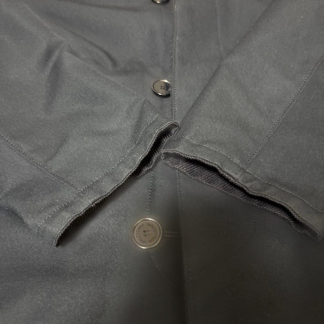 美品　マッキントッシュフィロソフィー　ネイビー ステンカラーコート