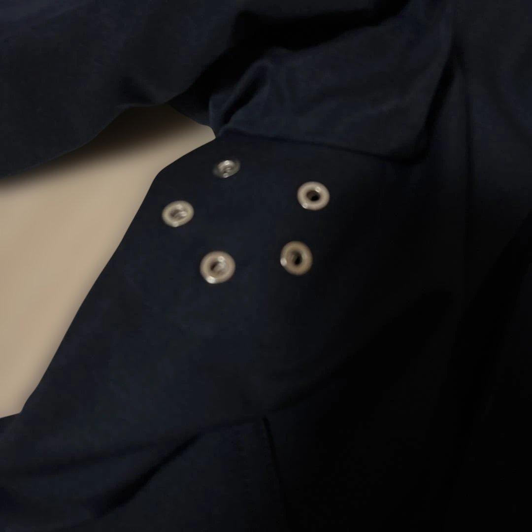 美品　マッキントッシュフィロソフィー　ネイビー ステンカラーコート