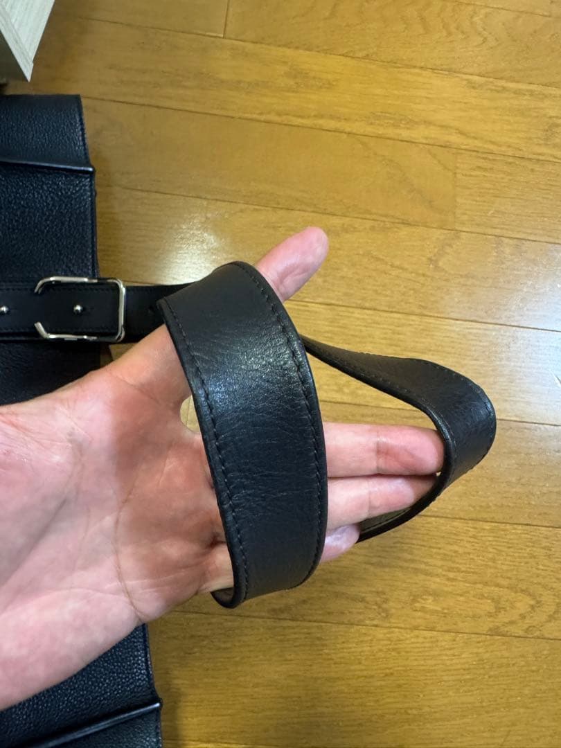 LOEWE 【ロエベ 】バックルトートバッグ ブラック グレインレザー