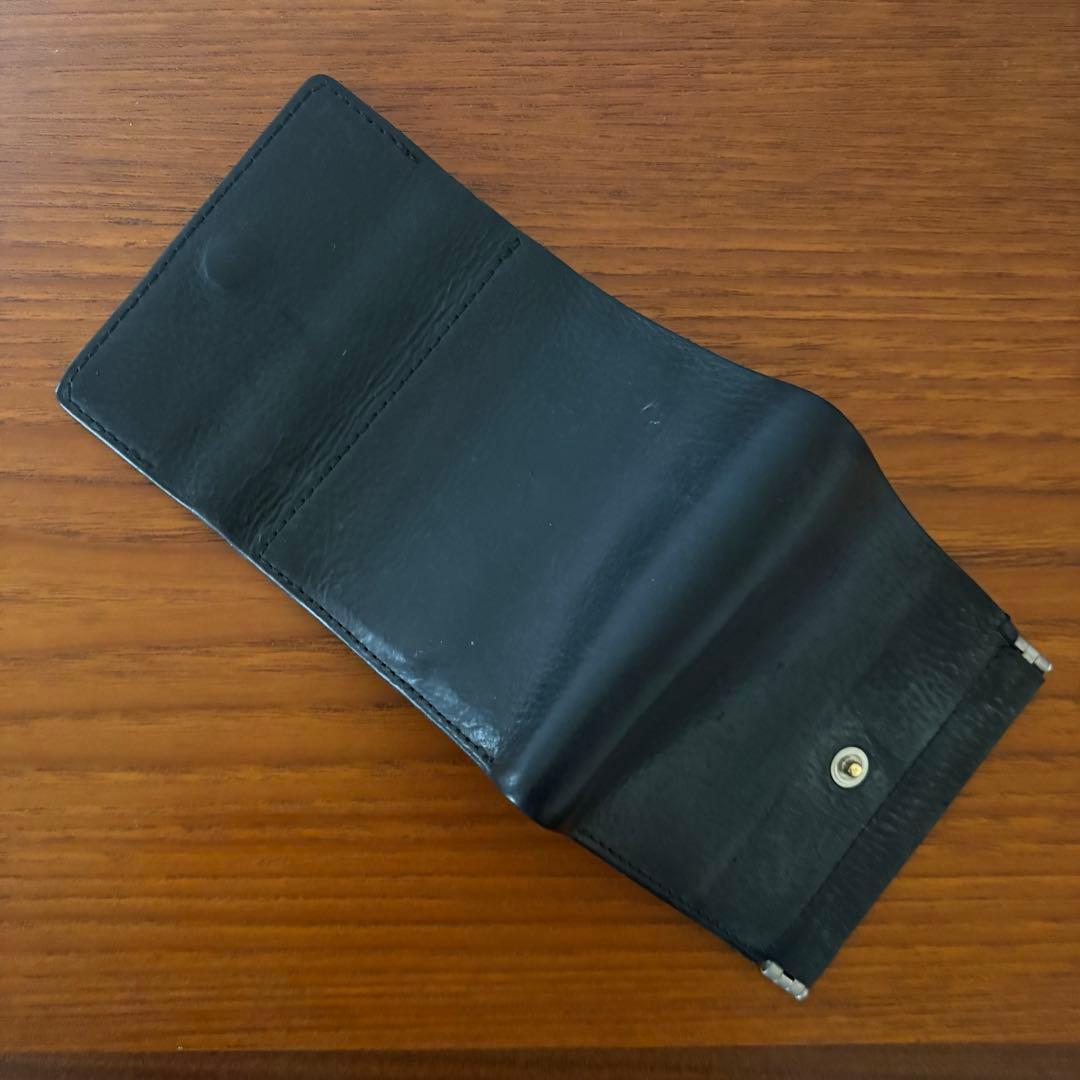 Hender Scheme clasp wallet　 黒　三つ折り　財布