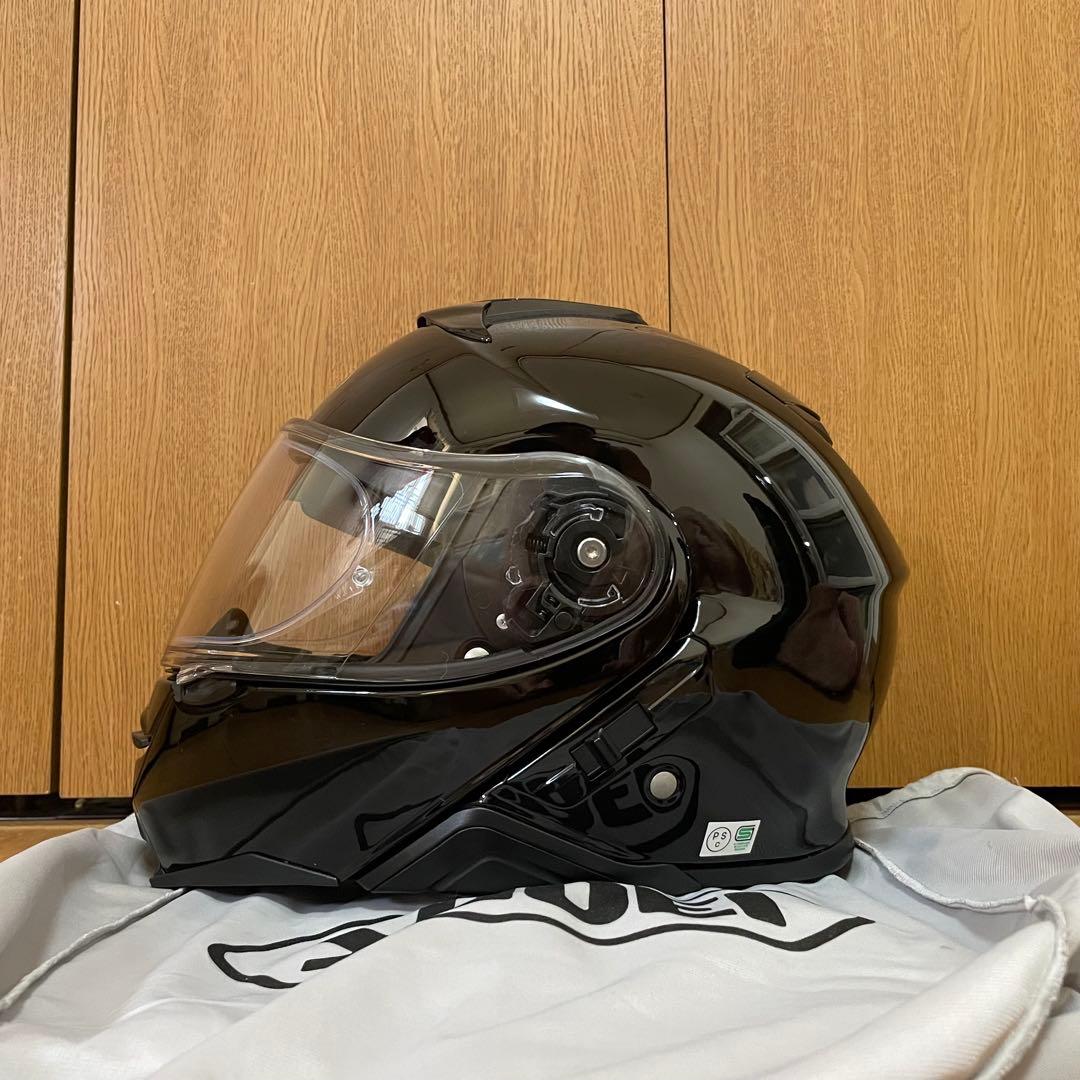 美品★ SHOEI NEOTEC Ⅱ 黒　Mサイズ　フルフェイス　ヘルメット