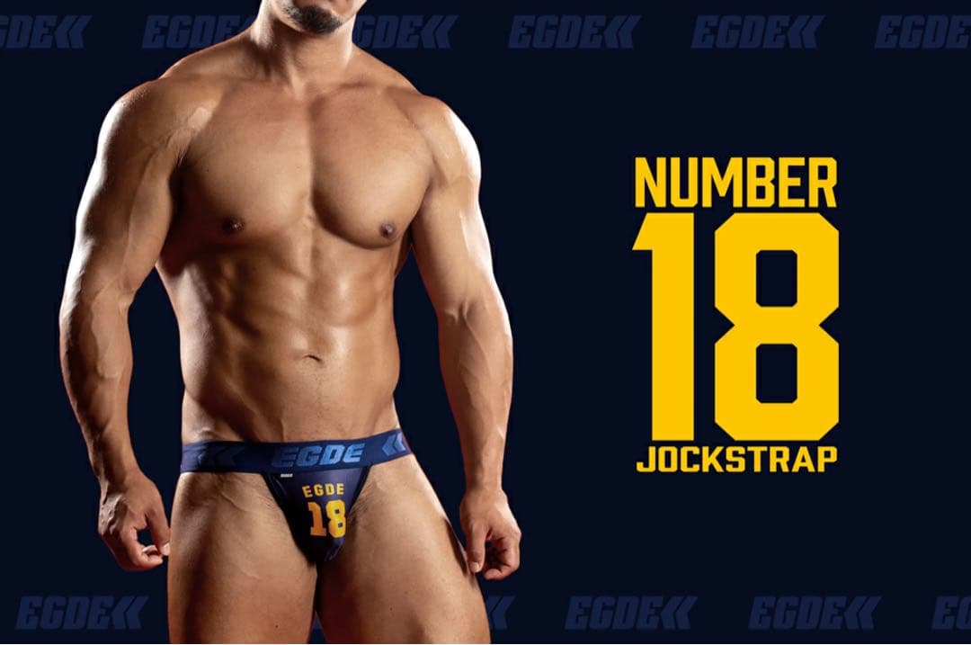 EGDE エッジ　NUMBER18 ジョックストラップ　ケツワレ　サポータ　SM