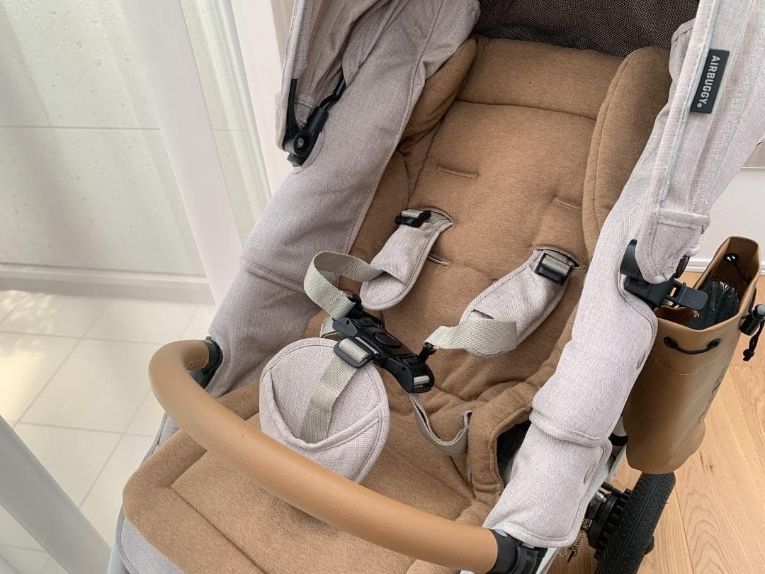 専用【送料無料】エアバギー ココブレーキEX アースサンド ベビーカー