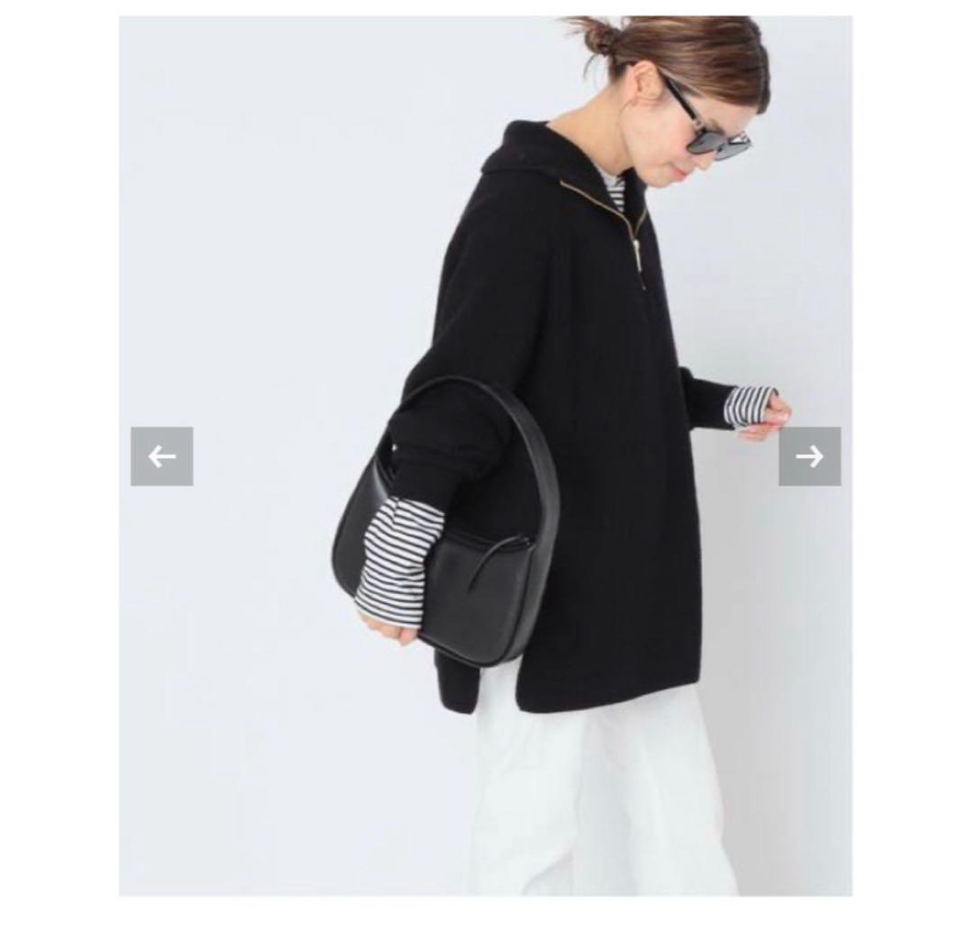 美品　EVERYDAY I LIKE ハーフジップ ニット スウェット