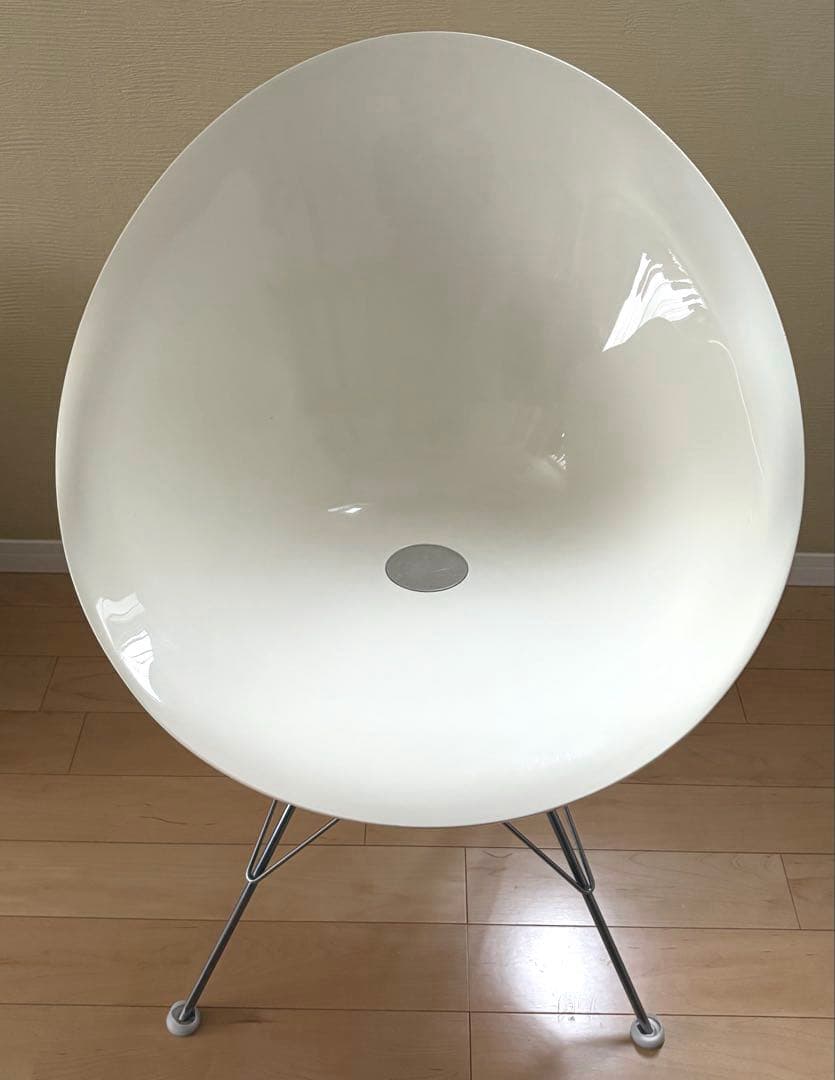 ★Kartell カルテル　エロエスチェア　4本脚　ホワイト②