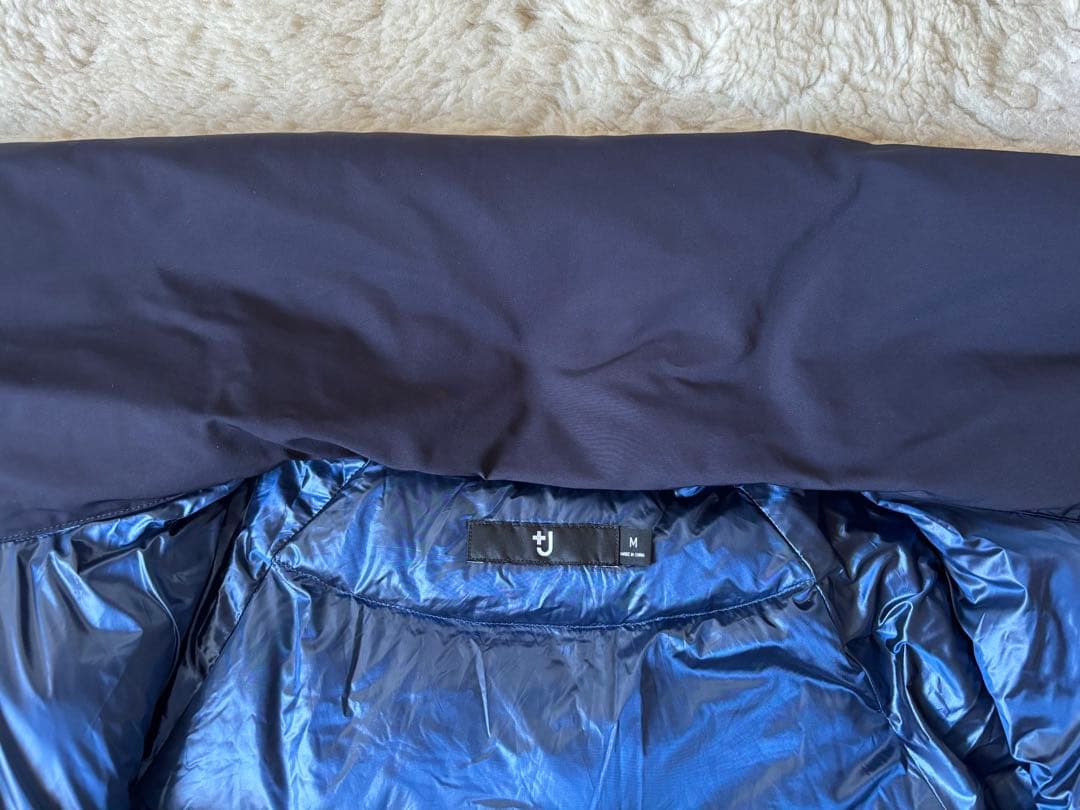 UNIQLO +J ネイビー ハイブリッドダウンジャケット M 2024W