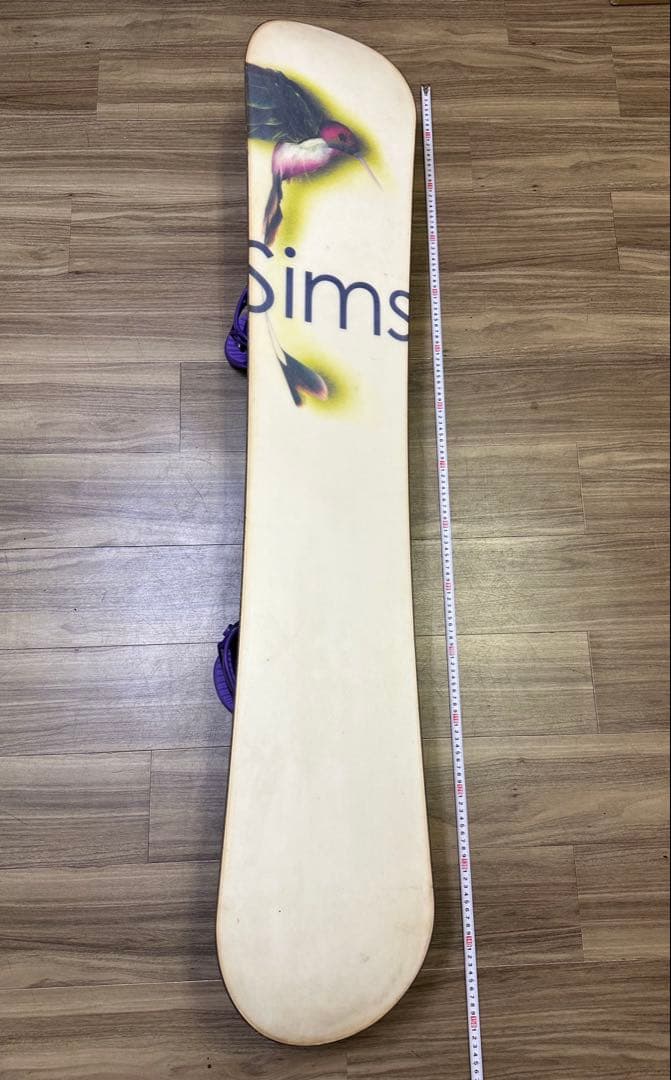 スノーボード SIMS 152cm ビンディングFLUX size Sセット