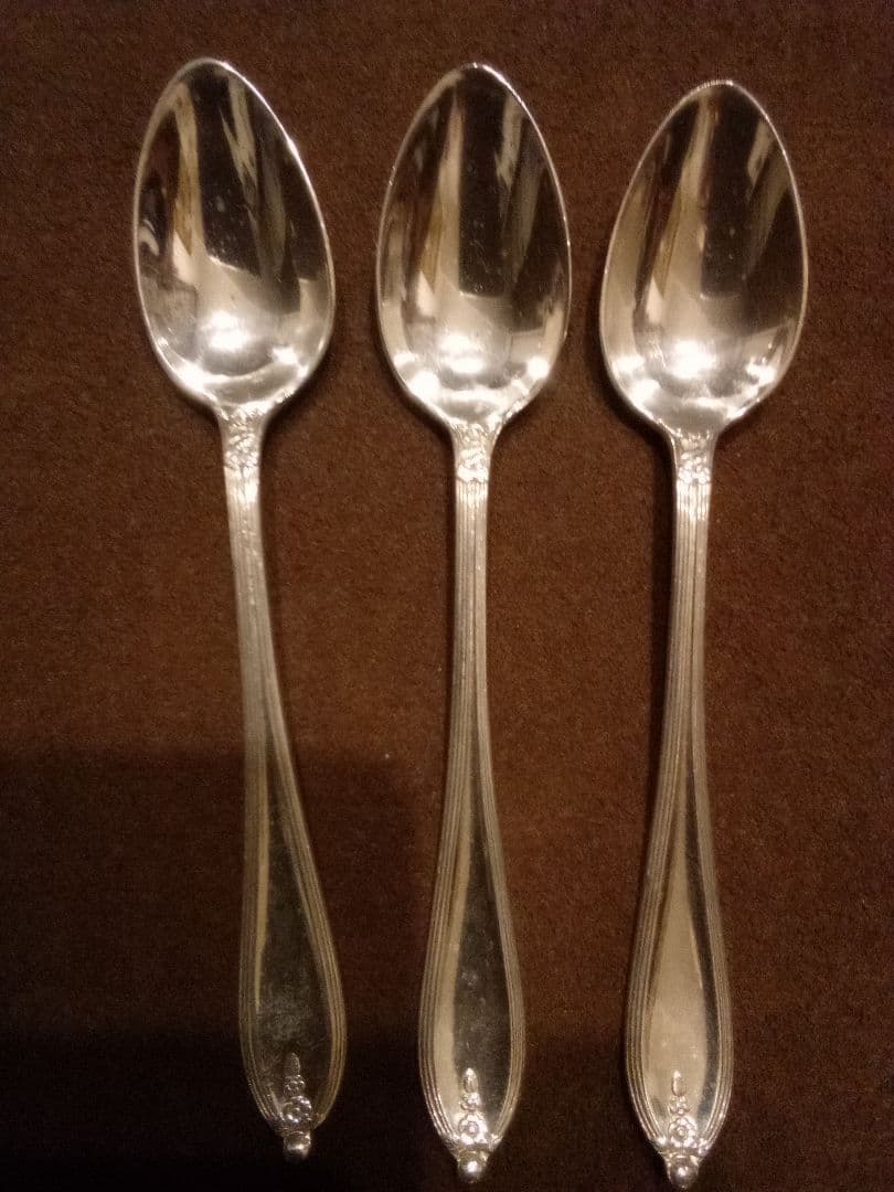 イギリス シルバーティースプーン ３本組 １９１５年