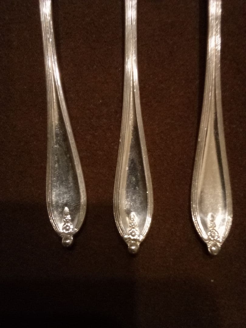 イギリス シルバーティースプーン ３本組 １９１５年