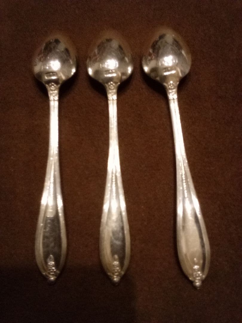 イギリス シルバーティースプーン ３本組 １９１５年