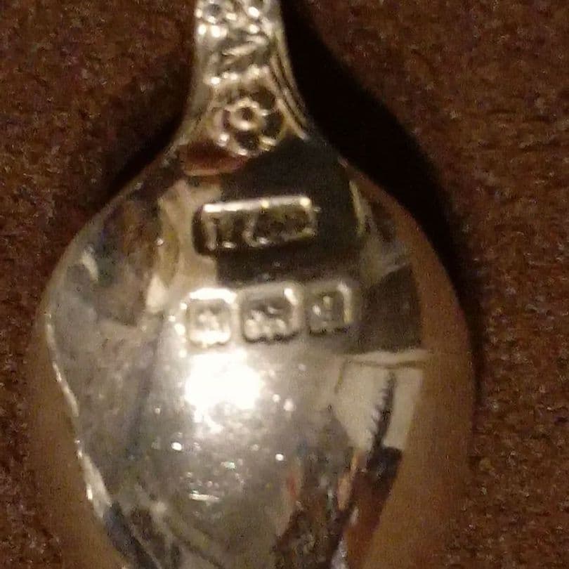 イギリス シルバーティースプーン ３本組 １９１５年