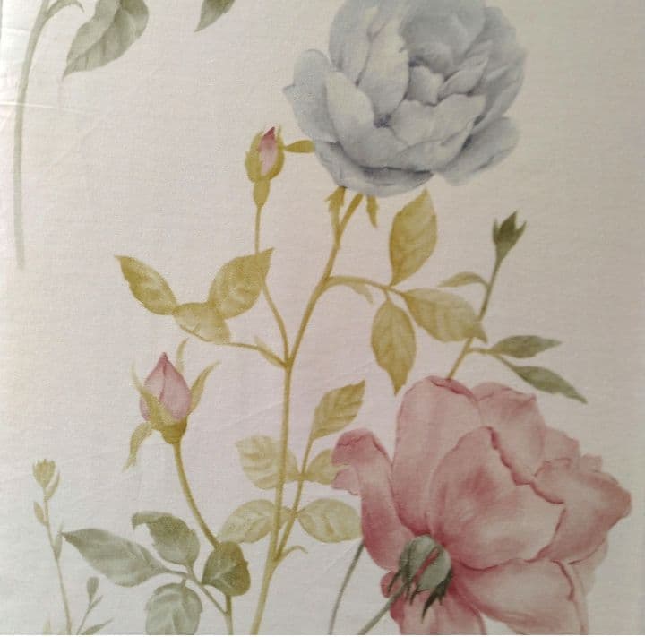 新品★優雅な薔薇フロックス柄綿100%シングル掛け布団カバーと枕カバー3点セット