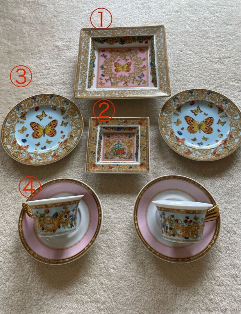 新品、未使用！レア⭐︎ジャンニヴェルサーチ×ローゼンタール食器6点セット