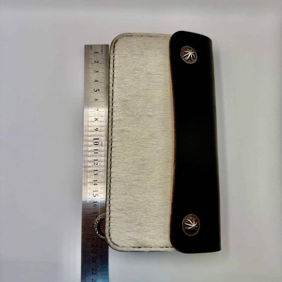 ギャラ付き　リンチシルバースミス　レザーウォレット　限定品ホワイトホース毛皮